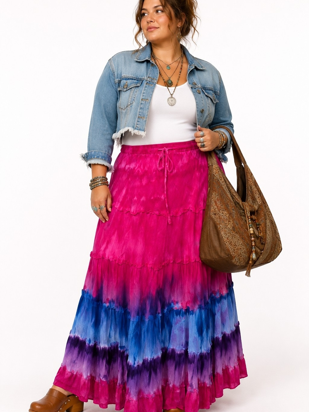 Just Cruisin’ Tie Dye Maxi Skirt Free Size 100% Cotton Boho Hippie Festival
Desc